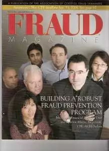 Fraud Magazine cover with Susan Pai