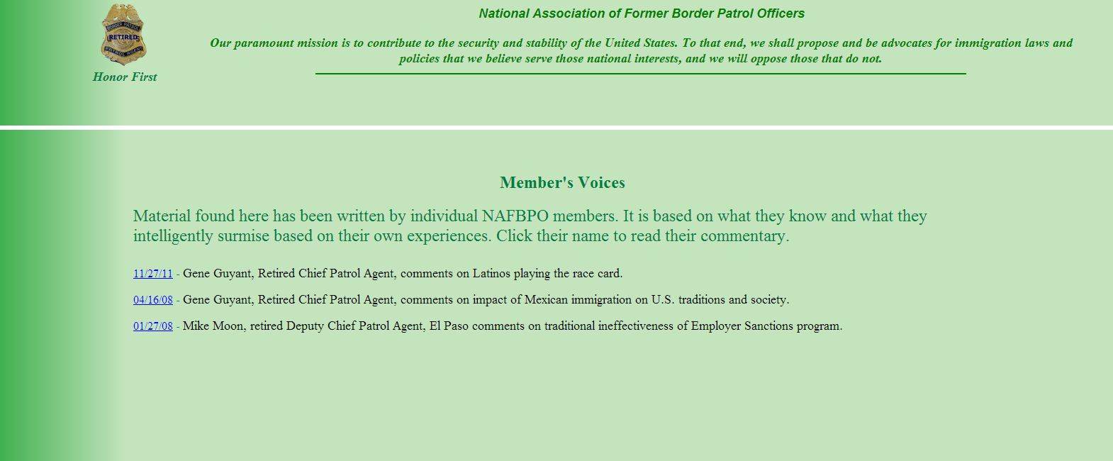 nafbo members voices