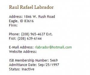 raul labrador ID