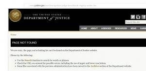 doj benchbook search engine fail