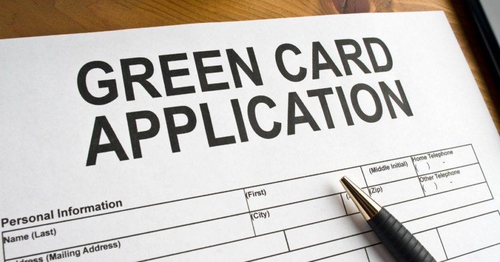 green card procedure for family